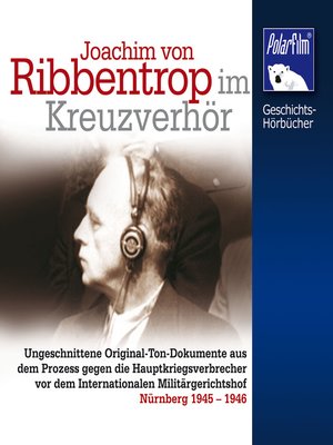 cover image of Ribbentrop im Kreuzverhör